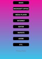 A To Z Computer shortcuts Keys الملصق