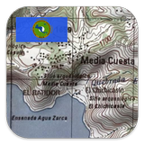 Central America Topo Maps ไอคอน