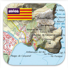 Icona Mappe Topografiche Mallorca