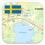 Schweden Topo Karten Zeichen