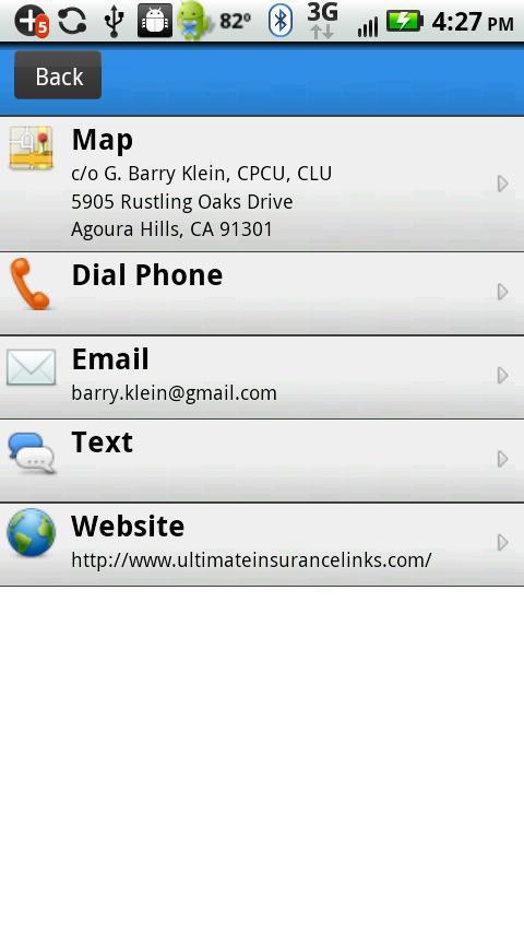 Sites txt. Phone Dial menu.