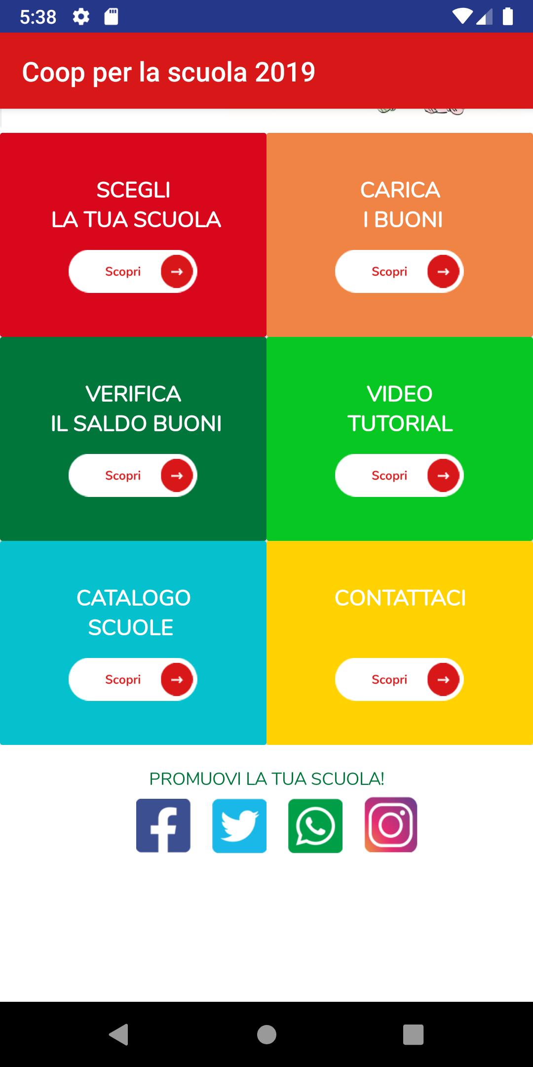 scarica app coop per la scuola