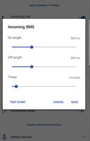 Flashlight : sms Flash Alert 2 스크린샷 1