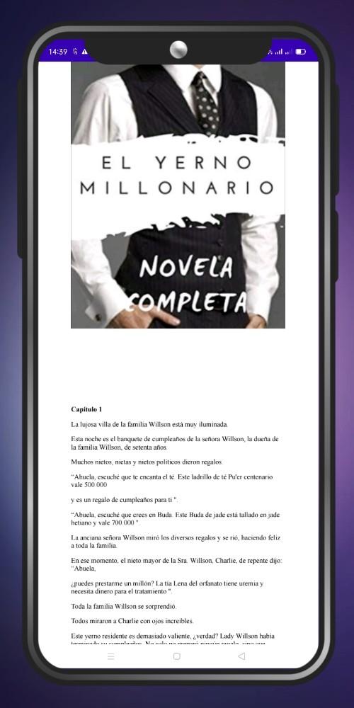 Novela Completa De Yerno Del Millonario Gratis Para Android Apk Baixar