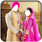 Sikh Couple Photo Suit New icône