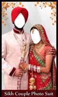 Sikh Couple Photo Suit New Affiche