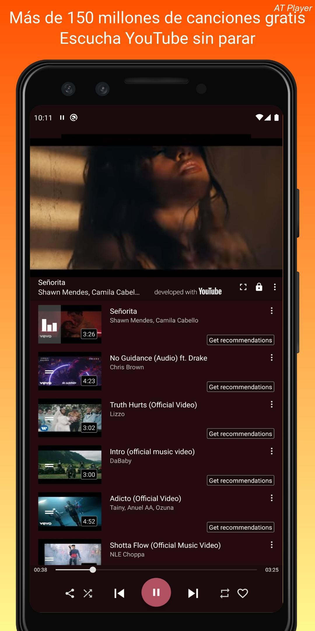Descargar musica gratis; YouTube Musica gratis;MP3 for Android APK