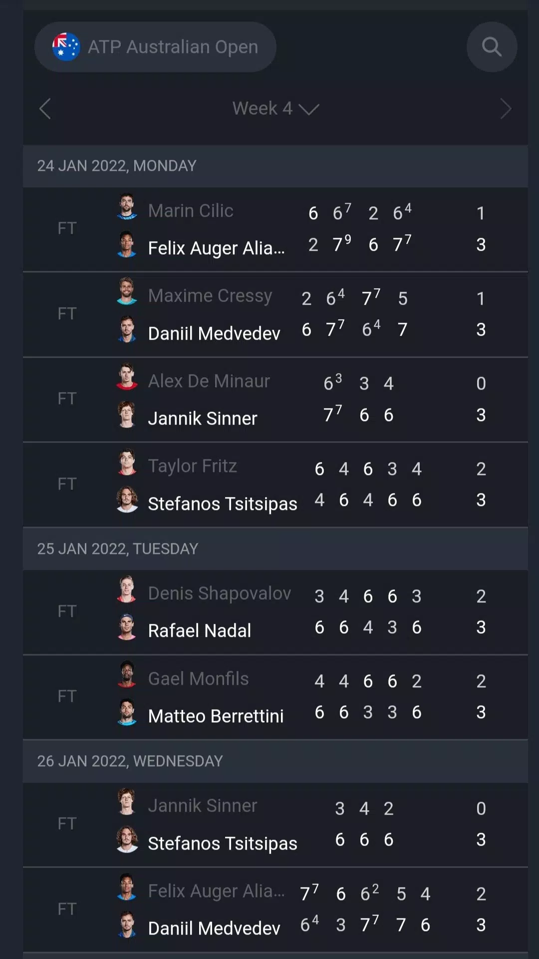 ATP live scores : Tennis live APK for Android Download