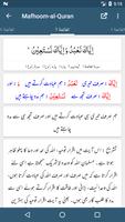 Tafseer Mafhoom-al-Quran スクリーンショット 1
