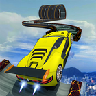 자동차 점프 메가 램프 자동차 게임 아이콘