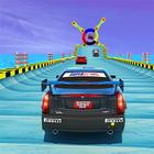 gt Racing Stunting-Autospiele Zeichen