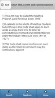 MP Land Revenue Code 1959 Ekran Görüntüsü 1
