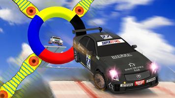3D汽车坡道特技赛车游戏 海报