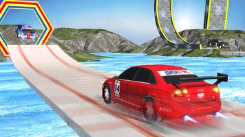 3D汽车坡道特技赛车游戏 截图 2