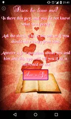 Does he love me? APK download