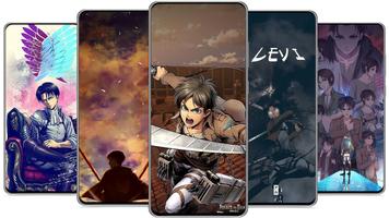 ⚔️ Attack On Titan Wallpaper HD Backgrounds Levi постер