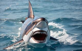 饥饿的鲨鱼攻击鲨鱼游戏 截图 3