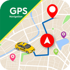Mapas ao vivo de navegação GPS ícone