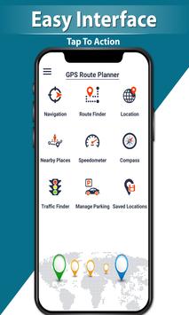 GPS Navigation Route Finder – Map & Speedometer screenshot 14