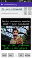Tamil Photo Comment Editor syot layar 3