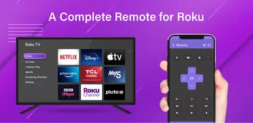 Remote Control for ROKU, Cast and Screen Mirroring