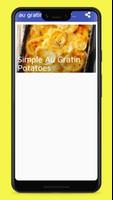au gratin potatoes recipe poster
