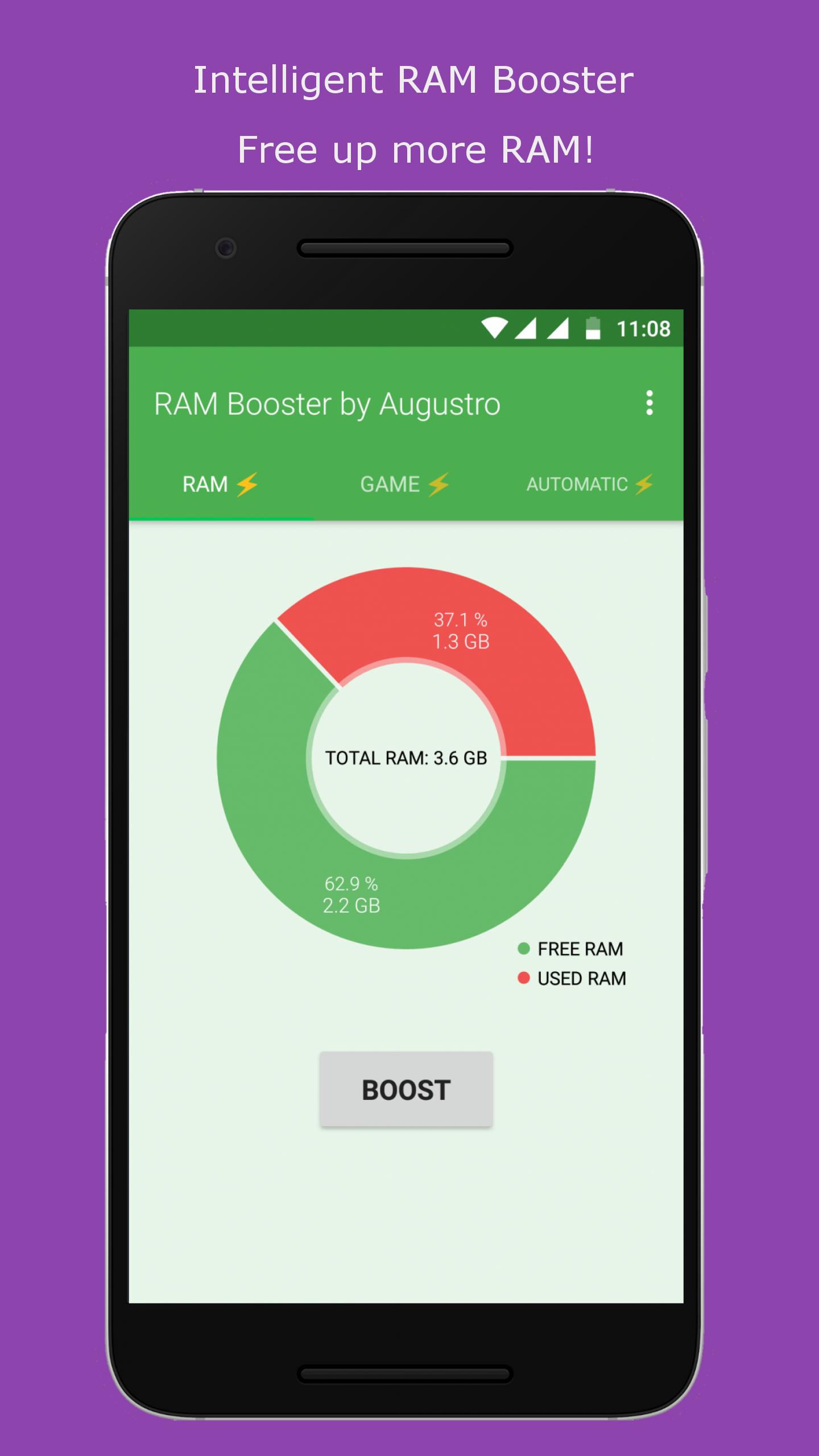 RAM & Game Booster by Augustro Latest Version 5.6.pro for Android