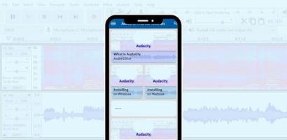 Audacity for Android Tutorials captura de pantalla 1