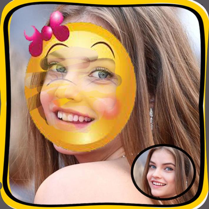 Girl Face Emoji Remover–Face Emoji Remover Prank постер.