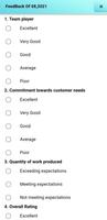 Timesheet syot layar 1