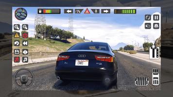 Audi A6 Simulator Michael Race Poster