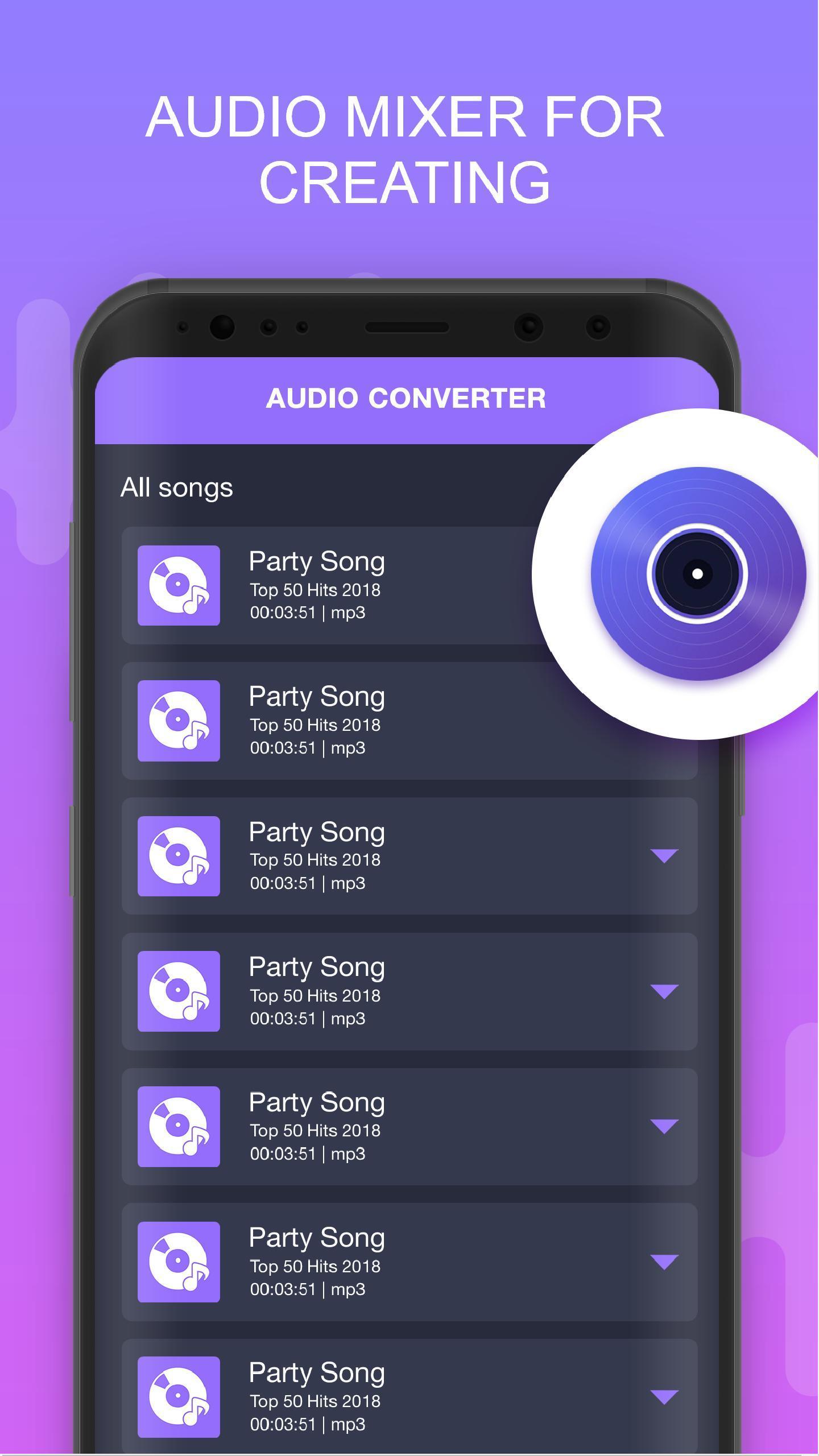 MP3 Konverter & Musik Schneiden Und Zusammenfügen für Android - APK  herunterladen