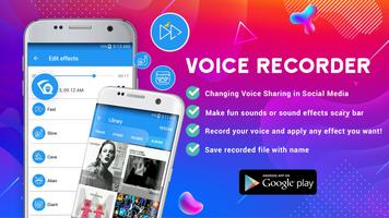 Voice Changer, Sound Recorder and Player poster