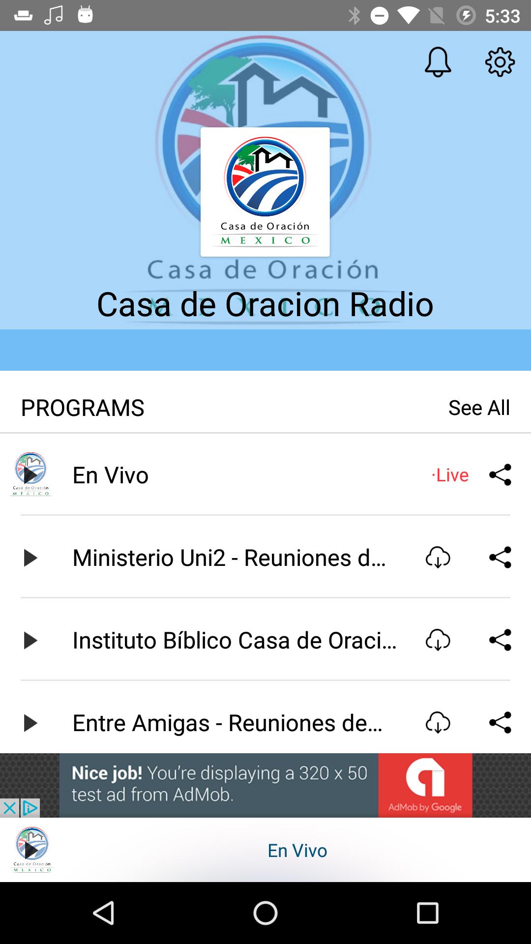 Descarga de APK de Casa de Oracion Radio para Android