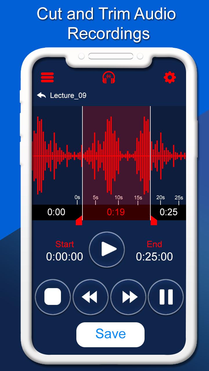 Аудио-Рекордер-Аудио-Редактор И Конвертер Звука Для Андроид.
