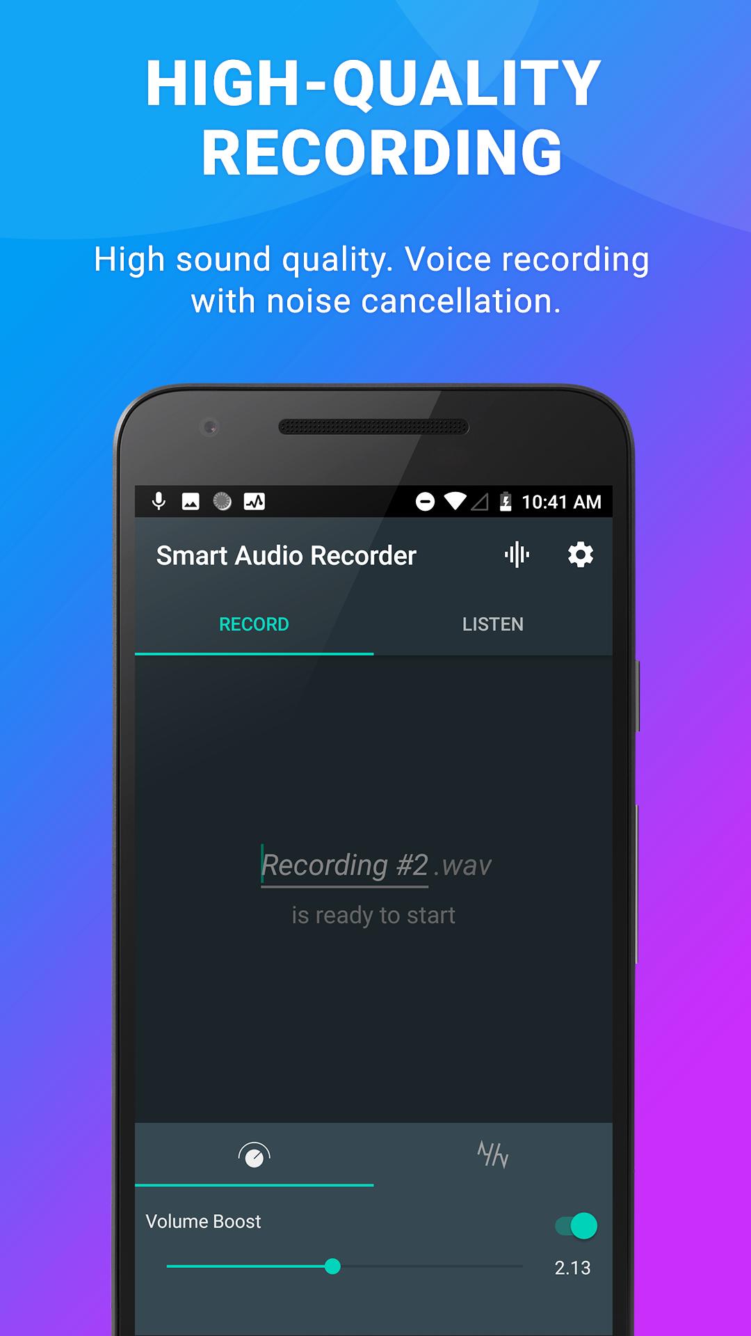 Запись Голоса & Диктофон, Запись Звука Аудио Резак Для Андроид.