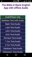 Offline Audio Bible - Bible in Basic English Plakat