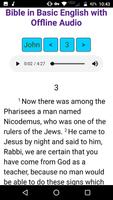 Offline Audio Bible - Bible in Basic English capture d'écran 1