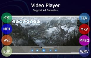 vip वीडियो प्लेयर: HD ऑडियो वीडियो प्लेयर स्क्रीनशॉट 1