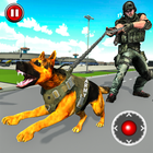US Army Spy Dog Training Simulator Games Zeichen