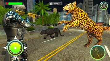 Angry Leo City attack: Wild Lion Simulator Games Screenshot 2