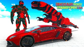 Dinosaur Car Robot Transform plakat