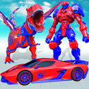 Flying Dinosaur Robot Car Transform:Dino Transport APK
