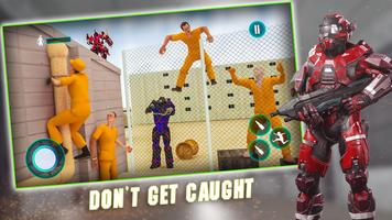 Grand Police Robot War Prison Escape: Robot Games ảnh chụp màn hình 2