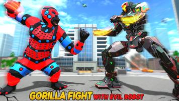 Angry Gorilla Car Robot Transform: King Kong Game bài đăng