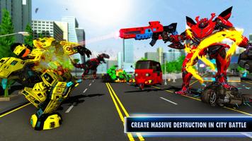 Tuk Tuk Auto Rikscha Transform Dinosaurier Roboter Screenshot 1