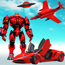 Airplane Jet Robot Car Transform : Car Robot Games APK
