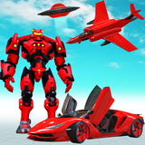Airplane Jet Robot Car Transform : Car Robot Games Zeichen
