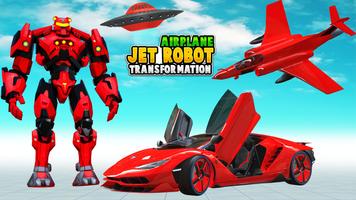 Airplane Jet Robot Car Transform : Car Robot Games screenshot 1