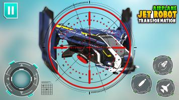 Airplane Jet Robot Car Transform : Car Robot Games Screenshot 3